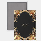 Elegante gouden frame magneet (Voorkant / Achterkant)