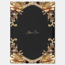 Elegante gouden frame magneet