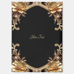Elegante gouden frame magneet
