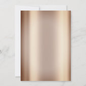 Elegante gouden frame pet afstuderen kaart (Achterkant)