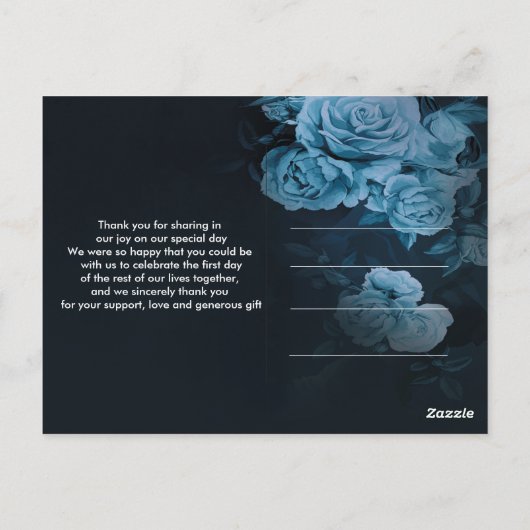 Elegante Gouden Geometrische Lijst Bedankt Postkaa Briefkaart (Achterkant)