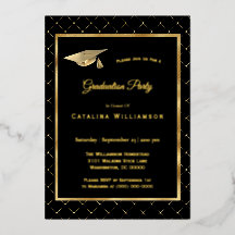 Elegante gouden geometrische patroon afstuderen