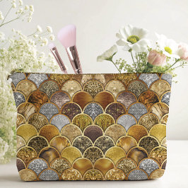 Elegante gouden girly zeemeermin schalen etui