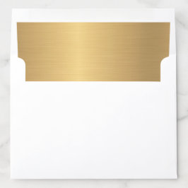 Elegante gouden glans schitterende envelopvoering