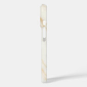 Elegante gouden glinster marmeren naam Case-Mate iPhone case (Achterkant / Links)
