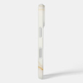 Elegante gouden glinster marmeren naam Case-Mate iPhone case (Achterkant / Rechts)