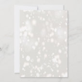 Elegante Gouden Glitter 60ste Verjaardag Kaart (Achterkant)