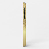 Elegante Gouden Glitter Bokeh Lotus Case-Mate iPhone Case (Achterkant/links)