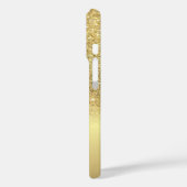 Elegante Gouden Glitter Bokeh Lotus Case-Mate iPhone Case (Achterkant / Links)