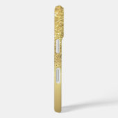 Elegante Gouden Glitter Bokeh Lotus Case-Mate iPhone Case (Achterkant / Rechts)