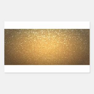 Elegante Gouden Glitter Lege Sjabloon Voeg Uw Teks Rechthoekige Sticker
