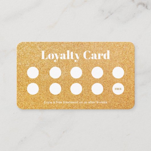 Elegante gouden glitter Make-up artiest Loyalty Ka (Voorkant)