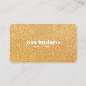 Elegante gouden glitter Make-up artiest Loyalty Ka (Achterkant)