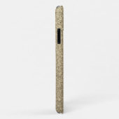 Elegante Gouden Glitter Monogram Bling Case-Mate iPhone Case (Achterkant/rechts)