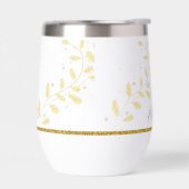 Elegante Gouden Glitter Monogram Naam (Links)