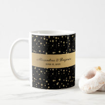 Elegante gouden glitter sparkle bruiloft personali
