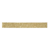 Elegante Gouden Glitter Sparkle Glam Satijnen Lint (Voorkant)