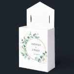 Elegante gouden groenvoorziening Eucalyptus gepers Bedankdoosjes<br><div class="desc">Elegante gouden groenvoorziening Eucalyptus gepersonaliseerde favoriet dozen</div>