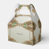 Elegante gouden gunstbox bedankdoosjes (Achterkant)