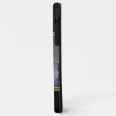 Elegante Gouden Handtekening Monogram met Foto Case-Mate iPhone Case (Achterkant/links)