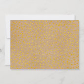 Elegante Gouden Hart Kalender Rustieke Boho Save The Date (Achterkant)