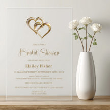 Elegante Gouden Hartjes Bruiloftsfeest
