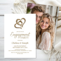 Elegante Gouden Hartjes en Diamanten Verlovingsfee
