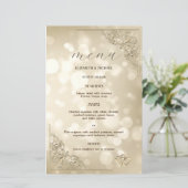 Elegante Gouden Hartjes Frame Bokeh (Staand voorkant)