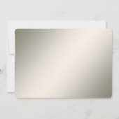 Elegante gouden juweelbloemen redden de datum save the date (Achterkant)