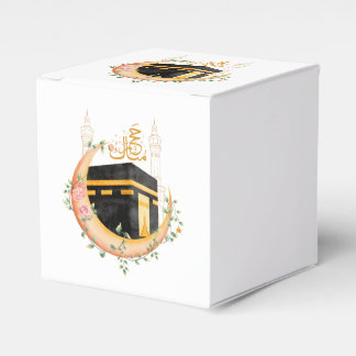Elegante Gouden Kaaba Hajj Mabroor Welkom Thuis Kl Bedankdoosjes