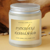 Elegante gouden kaarsen pot Product Verpakking Lab Voedselcontainer Etiket