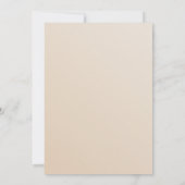 Elegante gouden kalligrafie verjaardagsuitnodiging kaart (Achterkant)