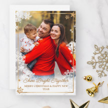 Elegante Gouden Kerst Overlay Foto Sneeuwvlok