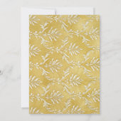 Elegante gouden kerstavond Christelijke kruisbruil Kaart (Achterkant)