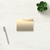 Elegante gouden kerstballen - gepersonaliseerd post-it® notes (Kantoor)