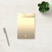 Elegante gouden kerstboom - Gepersonaliseerd Post-it® Notes (Kantoor)