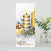 Elegante Gouden Kerstversiering (Staand voorkant)