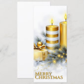 Elegante Gouden Kerstversiering (Voorkant / Achterkant)