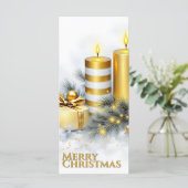 Elegante Gouden Kerstversiering (Staand voorkant)