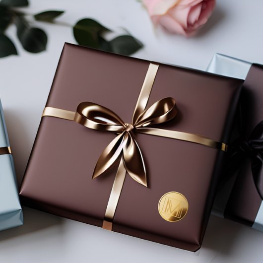 Elegante gouden kleur Aangepaste Sticker labels