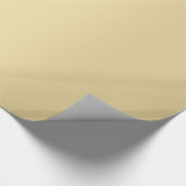 Elegante Gouden Kleur Modern Gouden Glanzend Gift Cadeaupapier (Hoek)
