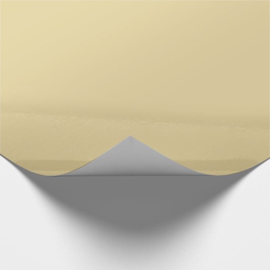 Elegante Gouden Kleur Modern Gouden Glanzend Gift Cadeaupapier (Hoek)