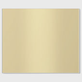 Elegante Gouden Kleur Modern Gouden Glanzend Gift Cadeaupapier (Vlak)