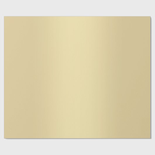 Elegante Gouden Kleur Modern Gouden Glanzend Gift Cadeaupapier (Vlak)