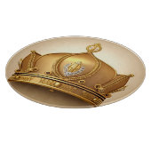 Elegante Gouden Kroon Snijplank (Hoek)