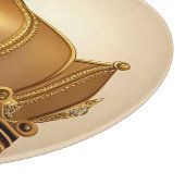 Elegante Gouden Kroon Snijplank (Hoek)