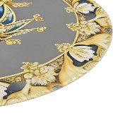Elegante Gouden Kroon Snijplank (Hoek)