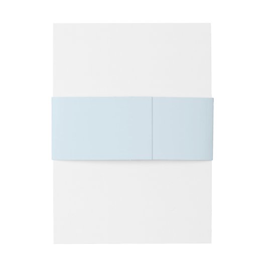 Elegante gouden krullen & wervelingen Lichtblauwe  Uitnodigingen Wikkel (Achterkant Voorbeeld)