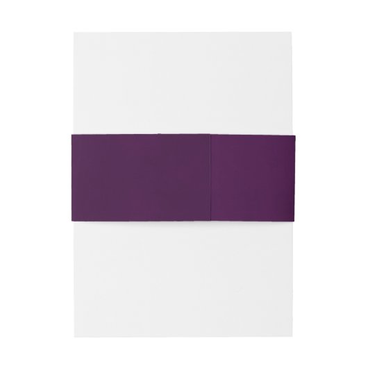 Elegante gouden krullen & wervelingen Plum Paarse  Uitnodigingen Wikkel (Achterkant Voorbeeld)