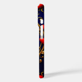 Elegante gouden letter B omringd door harten Case-Mate iPhone Case (Achterkant / Links)